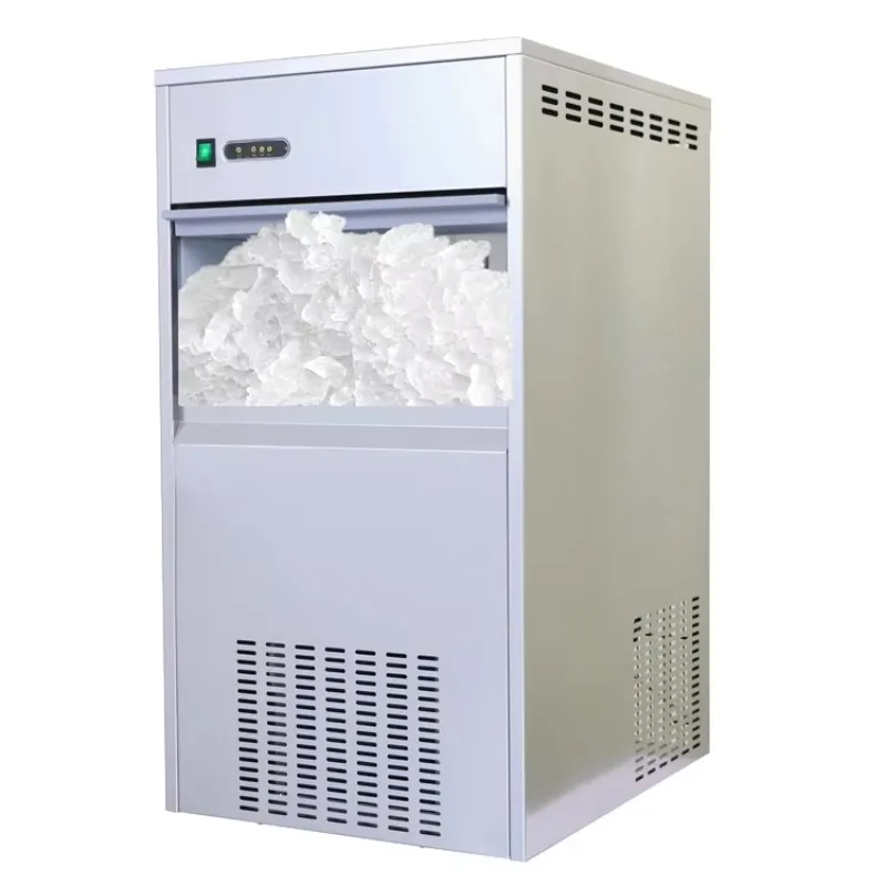 Stainless Steel Ice Maker Commercial Continuous Ice Production Snowflake Ice Making Machine For Shop