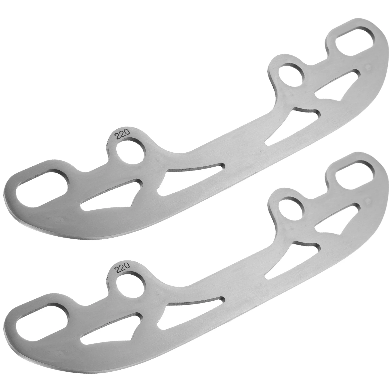 

2pcs Stainless Steel Roller Skates Blades Durable Ice Hockey Replacement Parts Sharp High Performance Smooth Skating