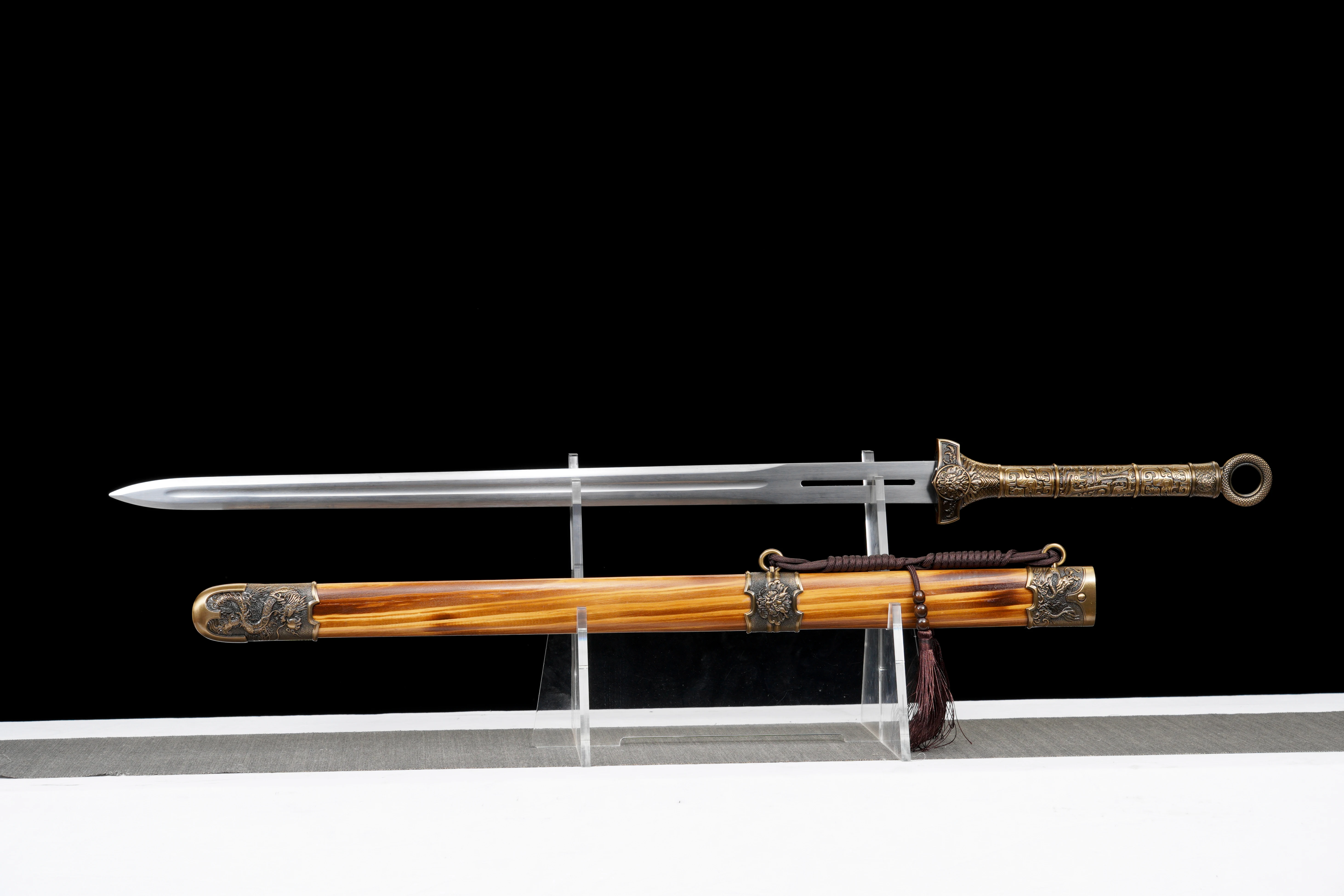 Dragon King Samurai Sword Steel Very sharp blade katana Combat preparation Ninja martial arts enthusiasts Collector unique Gift