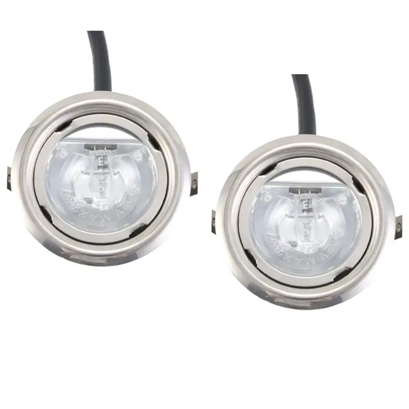【RECOMENDAR】For Exhauster And Vent Fan Lighting 2PCS 20W Halogen Bulb 65Mm Clear Glass 12V AC For Kitchen Hood