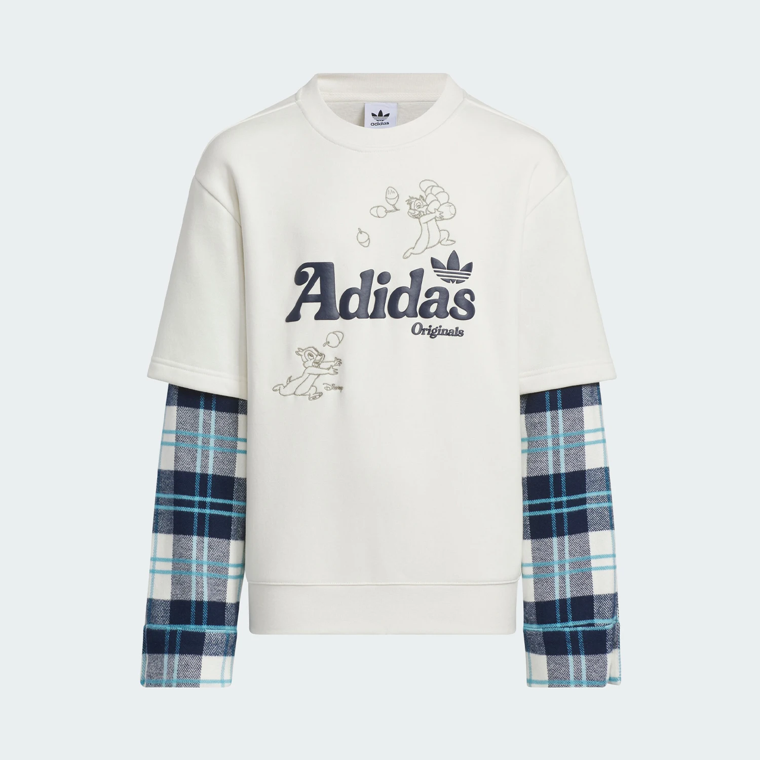 

Официальная аутентичная детская спортивная модная лоскутная толстовка Adidas с тремя полосками JC6812