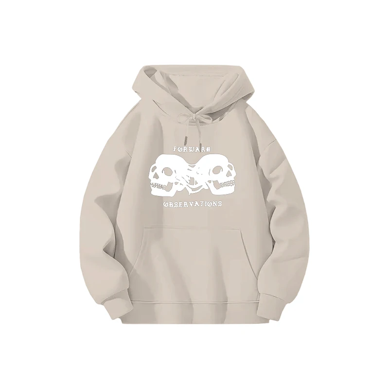 الملابس القوطية الرجال النساء موضة خمر بلايز عادية فاسق الهيكل العظمي نمط الشارع البلوز مجموعة الملاحظات إلى الأمام البلوز