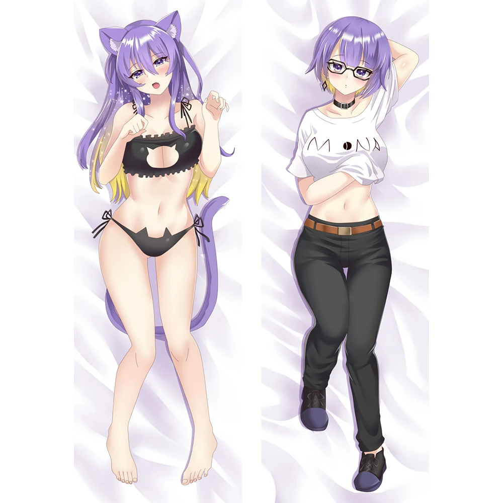 

Anime Hololive Vtuber Dakimakura Cospaly Pillowcase Hing Body Case Game Pillows Otaku Bed Pillow Cover