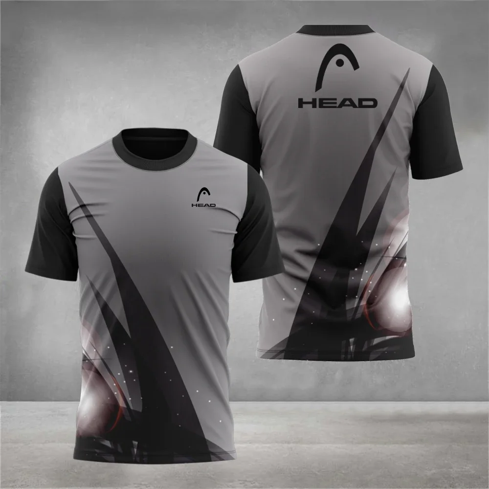 

T-shirt Badminton Quick Drying Short Sleeve 3D Printed Men's Breathable T-shirt Table Tennis Club Competition Training Clothes