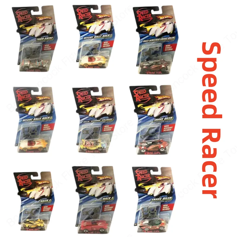 Genuine Hot Wheels Speed Racer Mini Diecast Sports Car Alloy Racing Vehicle Non RC Model Desktop Display Collectible Toys Gifts