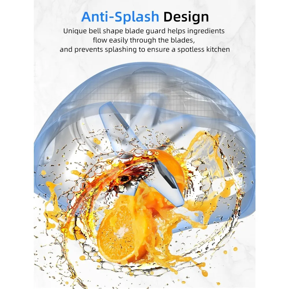 Licuadora de inmersión, motor de cobre resistente, palo inteligente de acero inoxidable con batidores de huevos, triturador de patatas