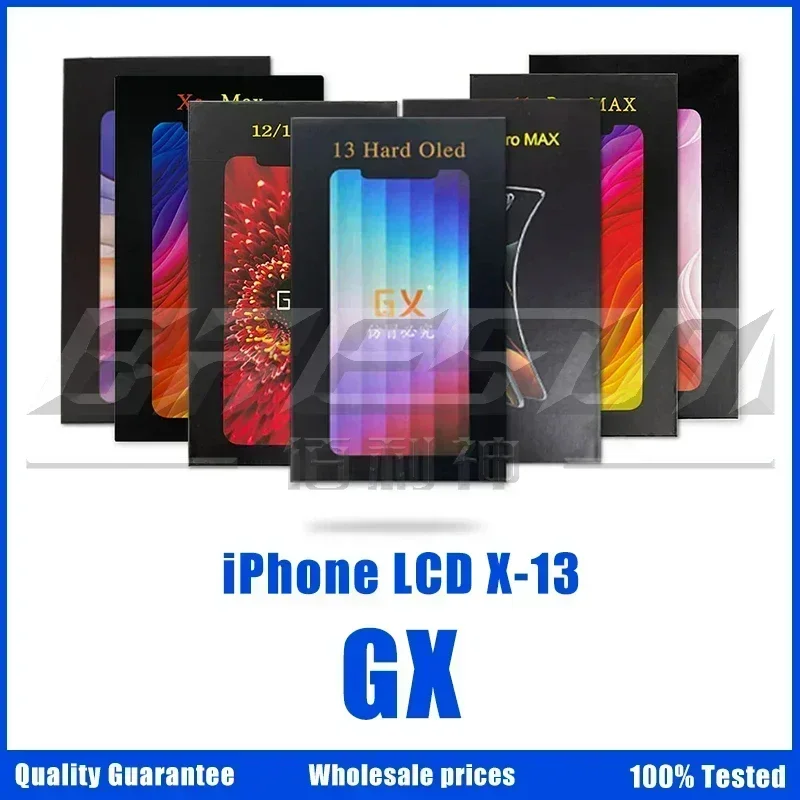 GX LCD Display For iPhone X XS XR 11 11ProMax 12 12Pro 12pro Max 13 Touch Screen Digitizer Assembly Support True Tone