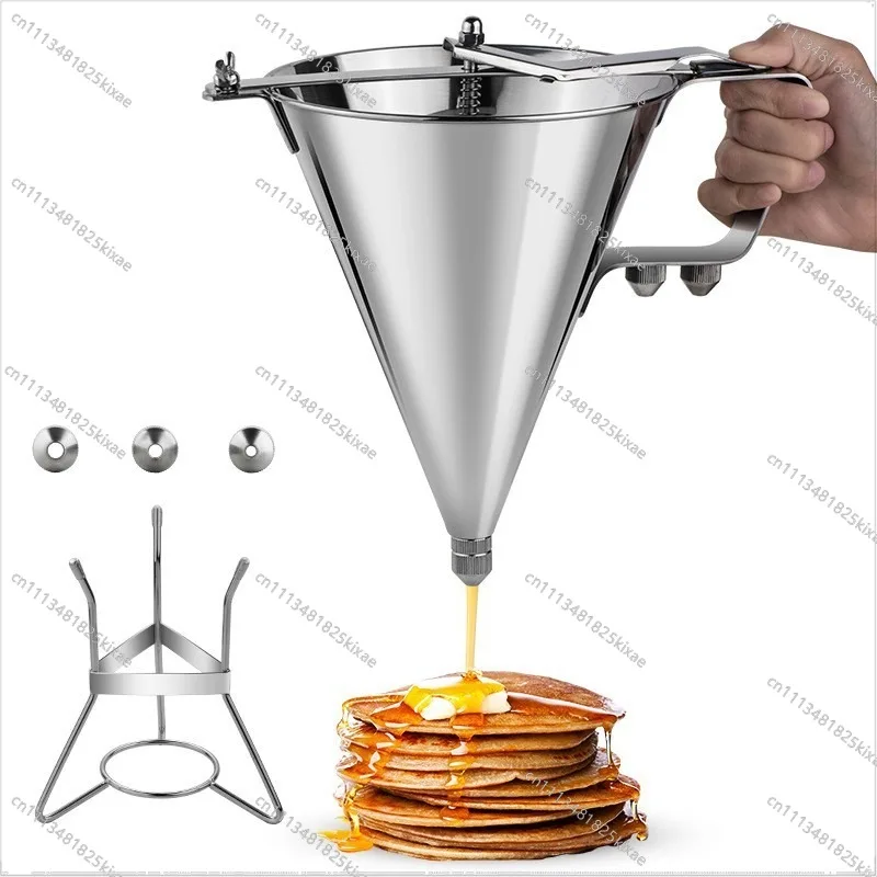 For Octopus Ball Funnel Batter Funnel 304 Stainless Steel Batter Dispenser