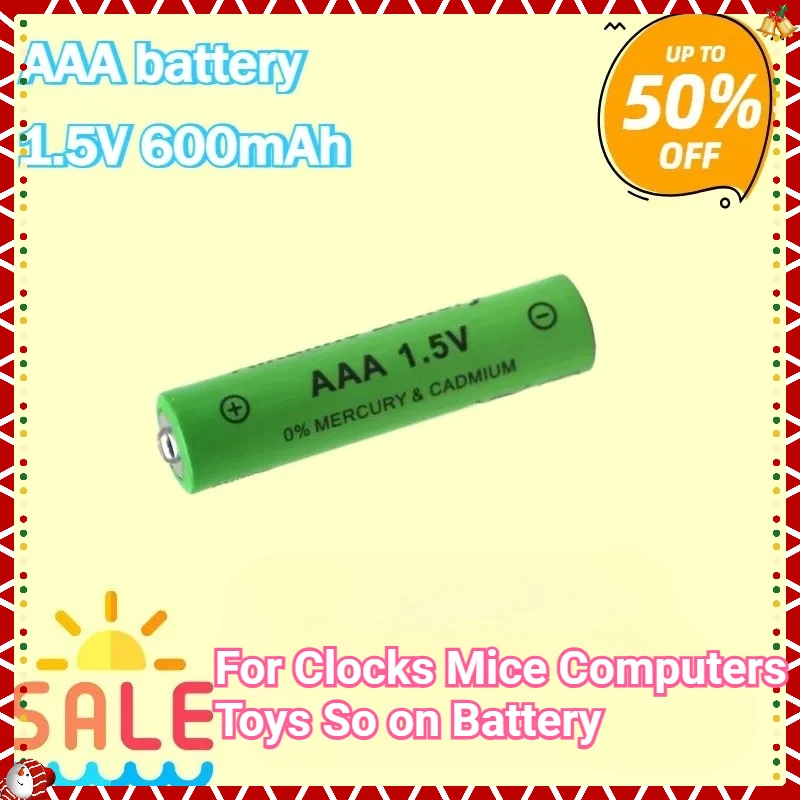 

New High quality replaceable AAA Rechargeable Battery NI-MH 1.5 V AAA Battery for Clocks Mice Computers Toys So on Battery