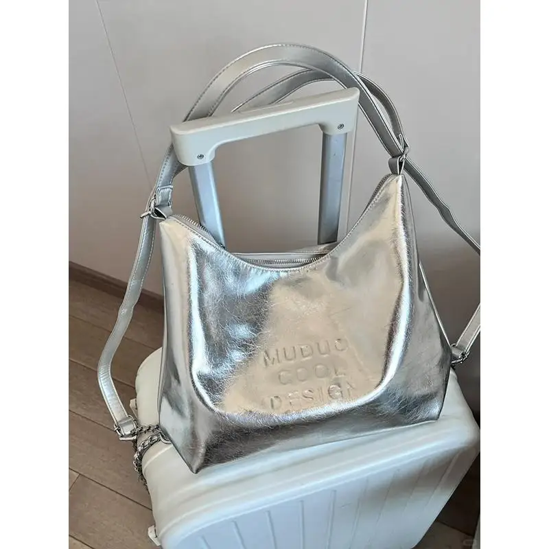 

Повседневная большая студенческая сумка-тоут, сумка на двойное плечо, женская модная летняя сумка-тоут с надписью, мягкая сумка из искусственной кожи