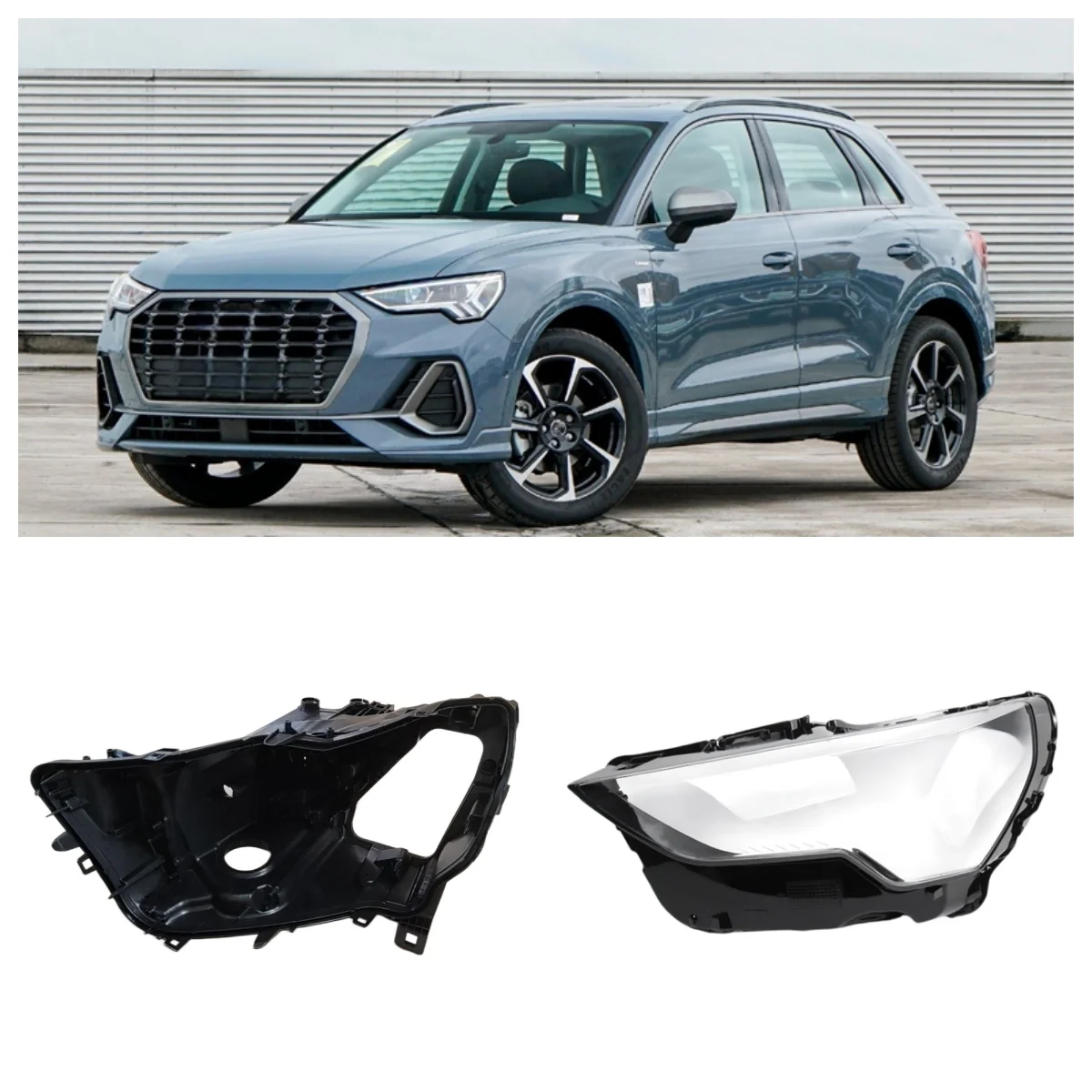 

Для Audi Q3 2019 2020 2021 2022 2023 2024 запасные части для салона автомобиля, крышка лампы, держатель лампы автомобиля