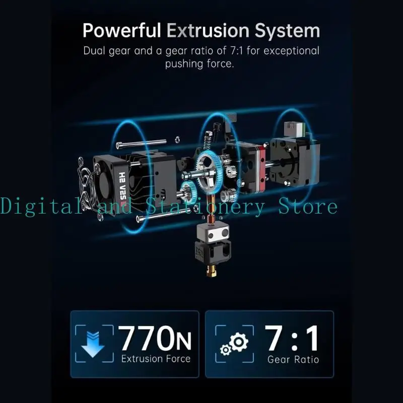 

Y1UB V2S Extrader Extrgage Extrage Extruder Dual Gear Extruder не застрял