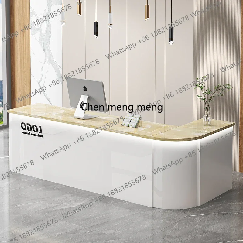 

z0189Simple Aesthetic Reception Desks Company Best Restaurant Shop Reception Desks Beauty Comptoire Accueil Commercial Furniture