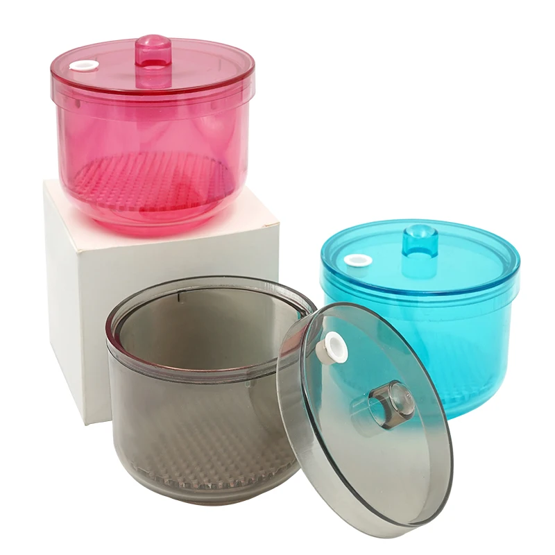 1PC Dental Disinfection Box Heat-Resistant Sterilization Case with Soak Basket for Burs Blocks Drills - Dentistry Immersion Clea