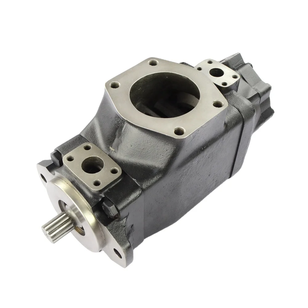 Denison T67DCB vane pump hydraulic triple oil pump