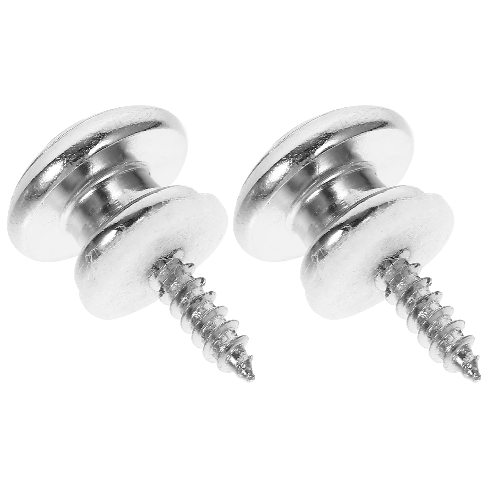 

1 set Metal Locks Head Electric Guitar Strap Buttons Anti Slip Durable for Guitar Bass Electric Instruments