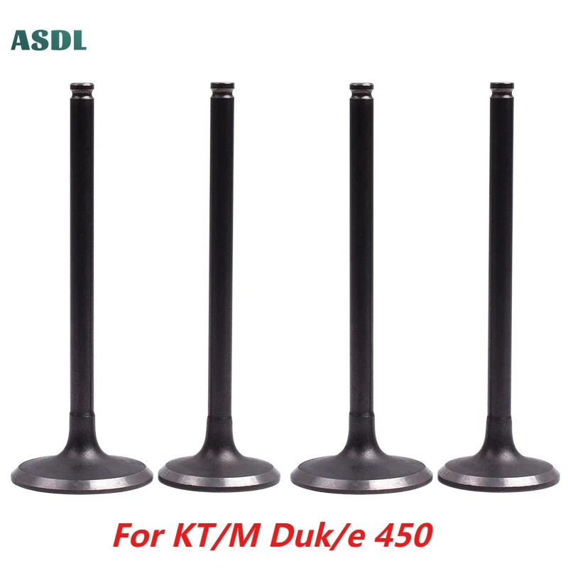 

450cc Motorcycle Parts Intake & Exhaust Valves Stem Kit For KT/M Duk/e 450 KT/M450 KT/M 450 Inlet Outlet Valve