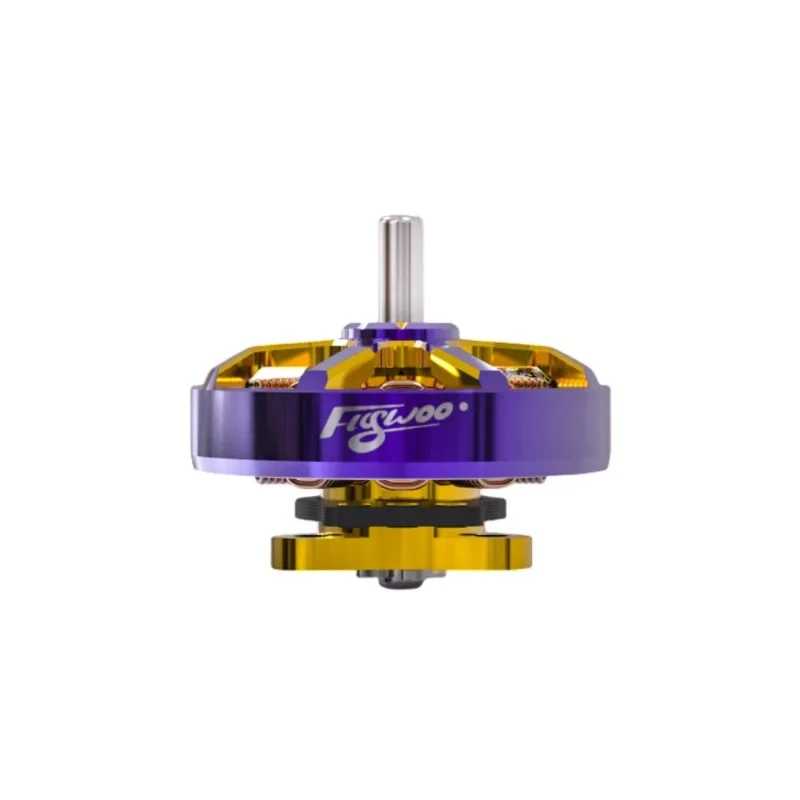 Flywoo ROBO 1002 19800KV 23500KV FPV moteur or violet pour drones cure-dents Whoop, Micro moteur RC sans balais pièces de bricolage à grande vitesse
