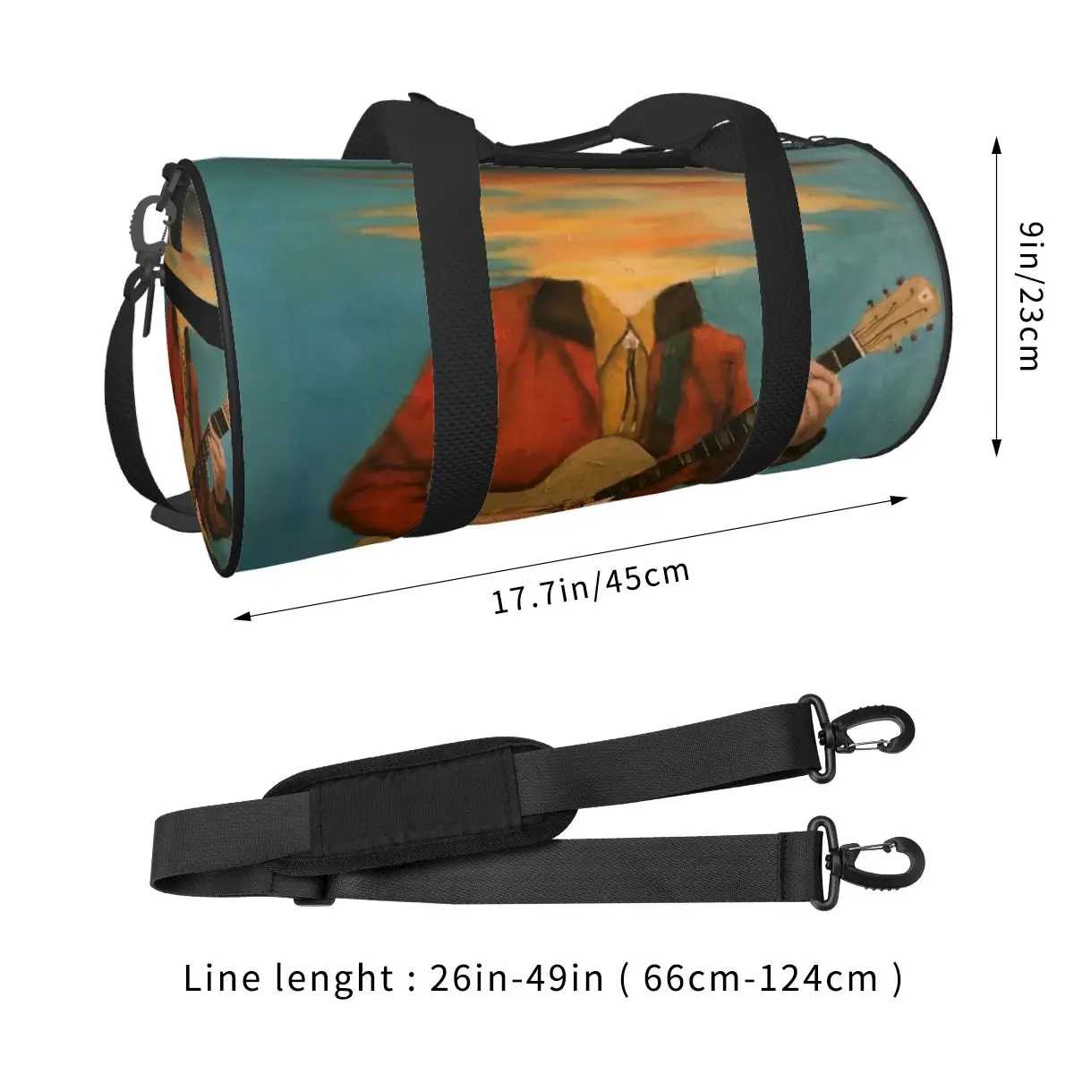 Lord Huron Mpritkaji Long Lost Large Duffle Gym Bag Multi-Functional Duffle Travel Bags Handbags Fitness bag 6