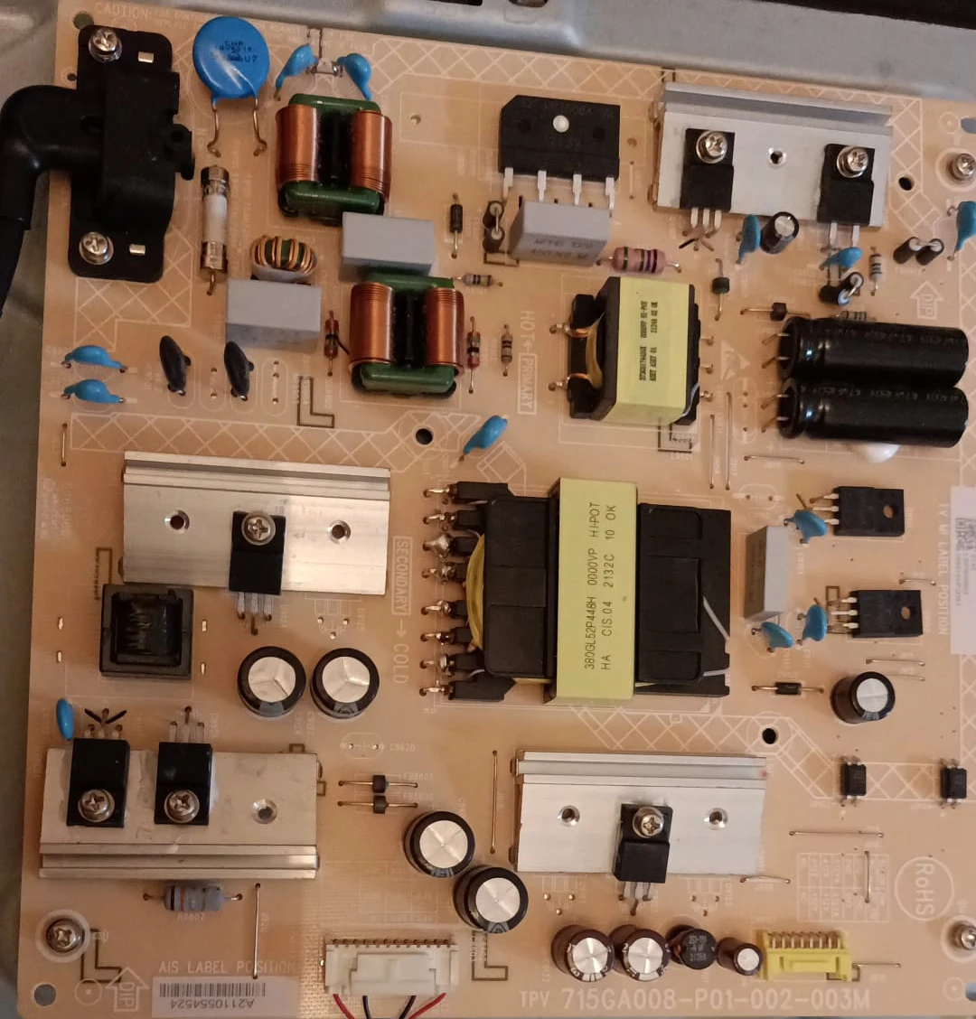 

Genuine 715GA008-P01-002-003M PLTVIY391XAD3 Power Supply Board fits 50PUS7304/12 50PUS7504/12 55PUS7506-12 55PUS7556/12 TV parts