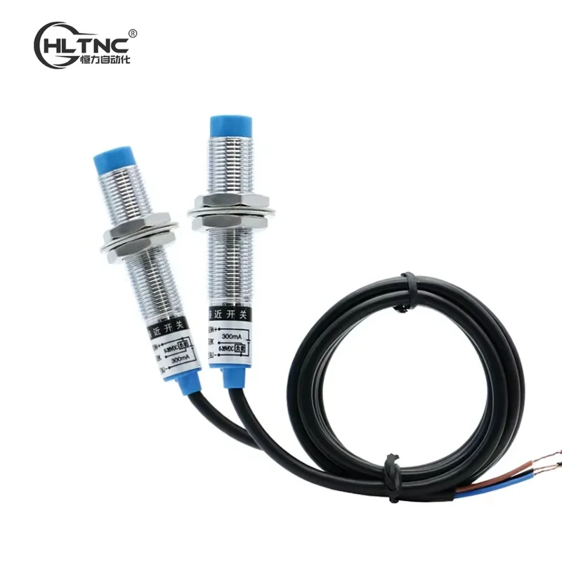 HLTNC  2Pcs LJ8A3-2-Z/AX Inductive Proximity Sensor, M8 2mm Sensing DC 6-36V NPN NC Normally Closed Approach Switch