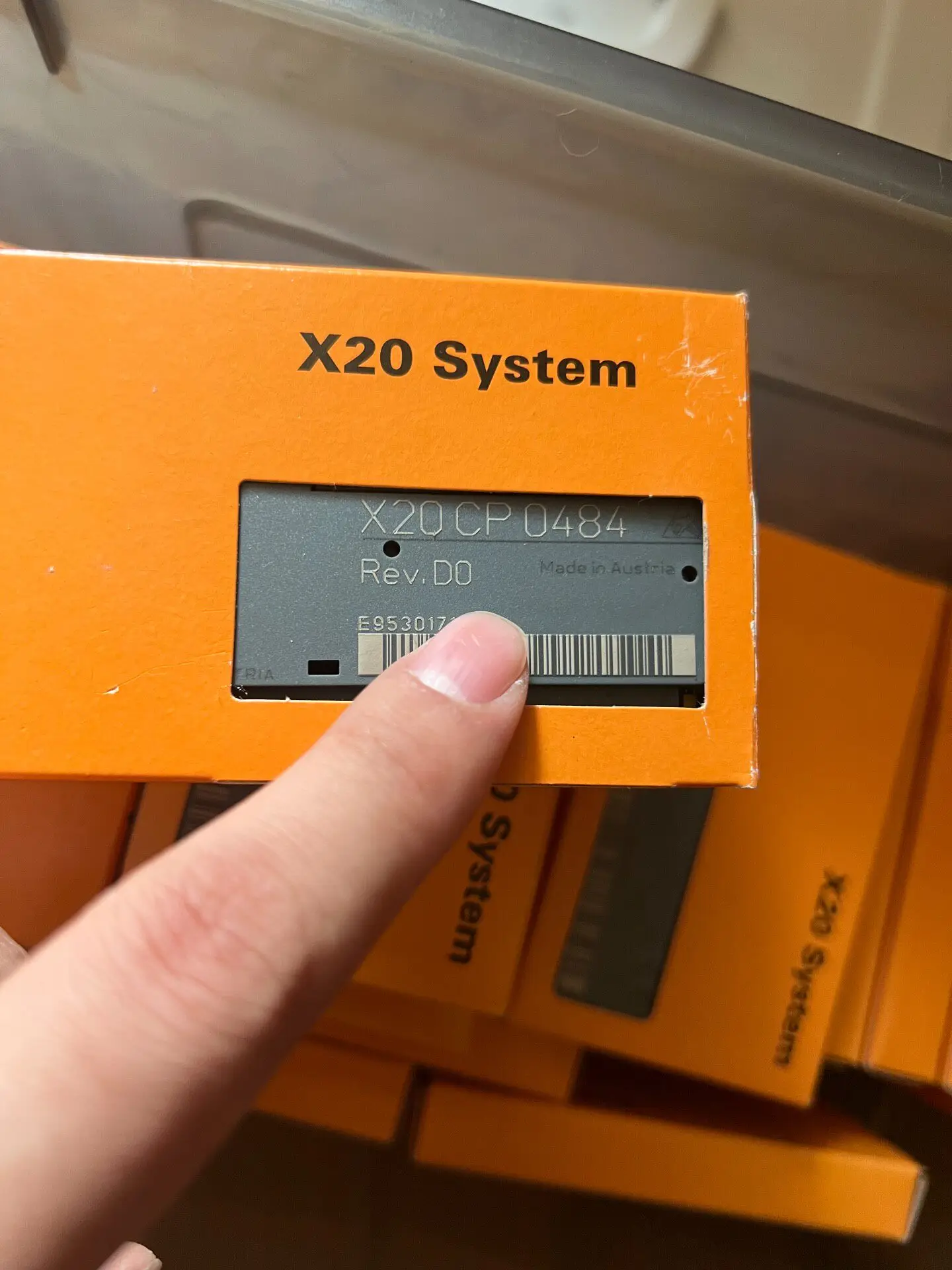 B & R X20 System Module, Model X20CP0484 Re