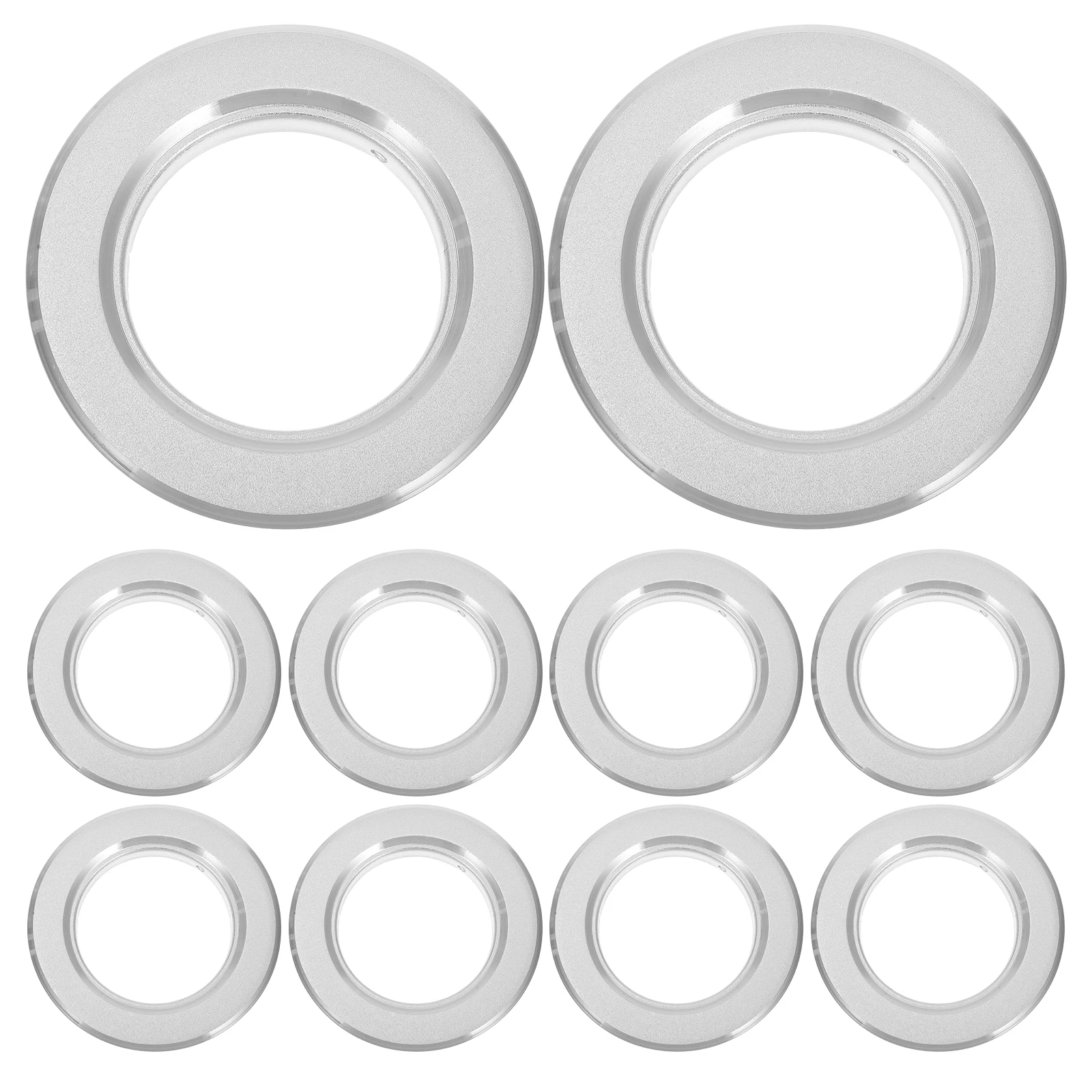 

10 Pcs Parrot Nest Box Anti Bite Rings Metal Bird Wooden Hole Protectors 55mm Stainless Steel Breeding
