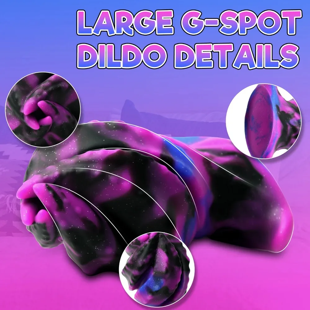 Giant Monster Anal Plug Ass Plug Prostate Massage Masturbation G-Spot Stimulation Anal Dilator Erotic Gay And Lesbian Sex Toys