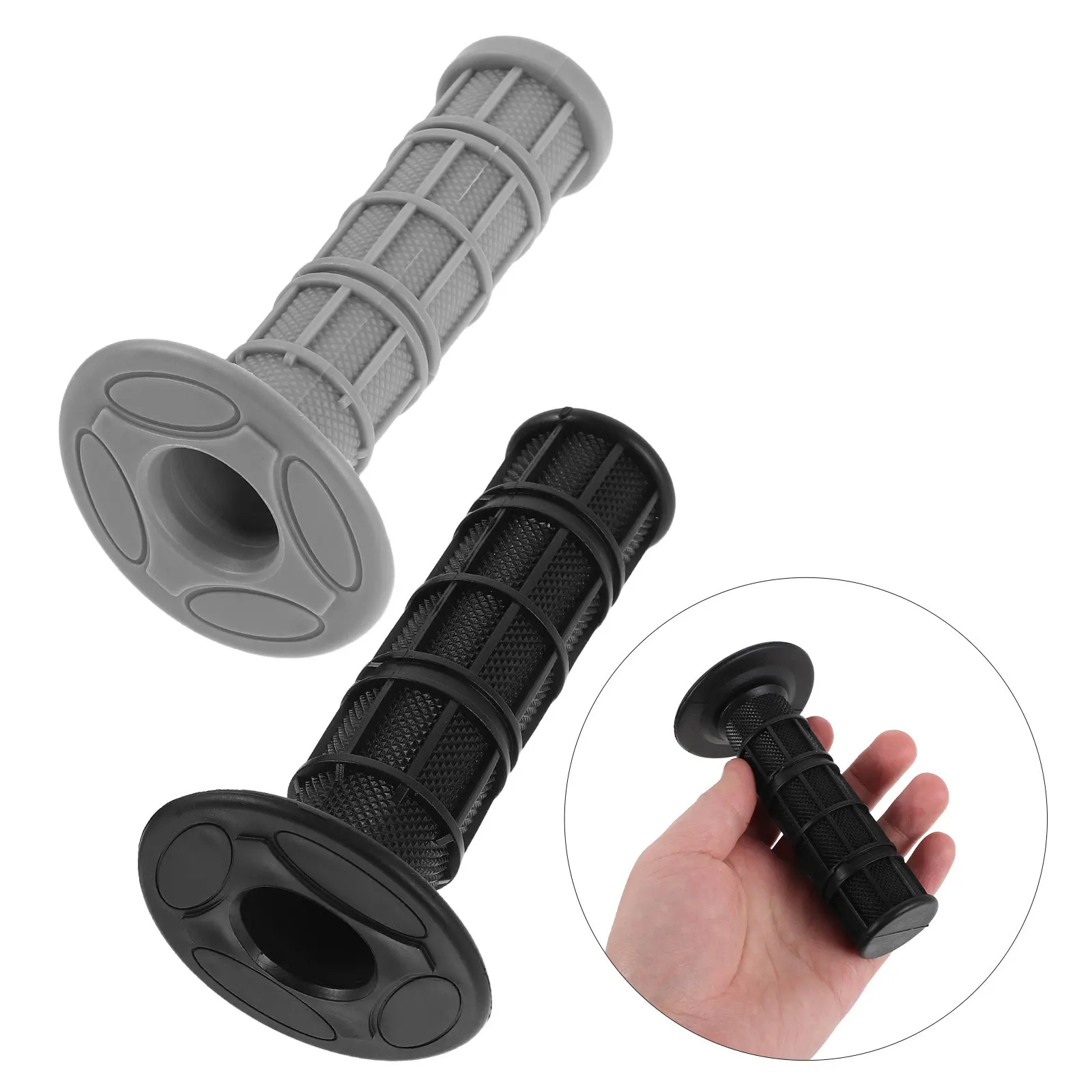 

4Pcs 22Mm Motorcycle Handlebar Grip Covers Ergonomic Nonslip Wear Resistant Replacement Grips for Long Distance City Commute