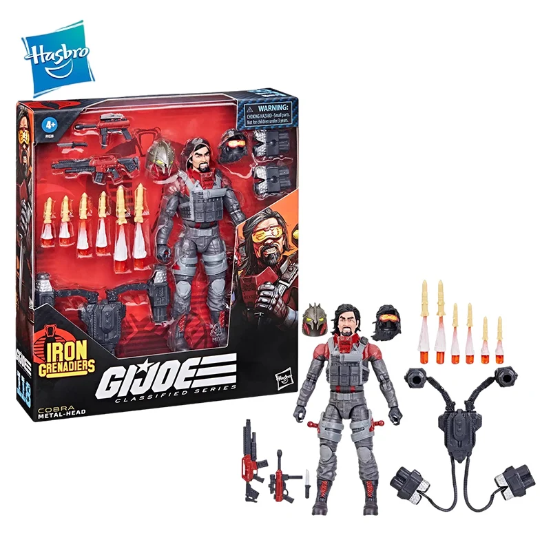 

Original Hasbro G.I. Joe Classified Series COBRA Metal-Head Iron Grenadiers Anime Figure Action Figure Toys