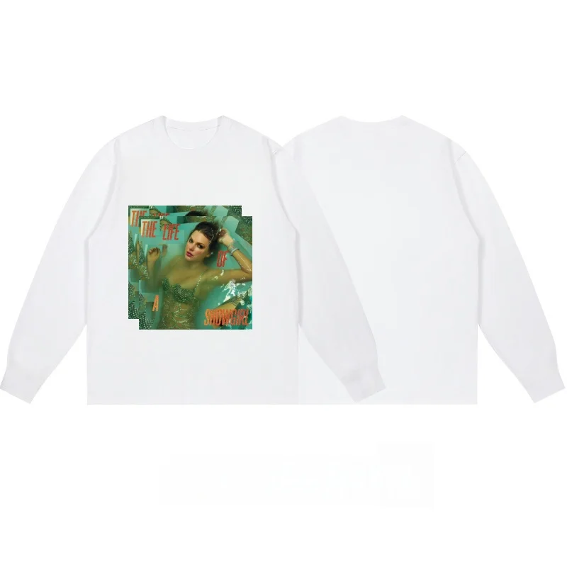 

TAYLOR New Album The Life of A ShowgirlT Shirt 2025 New Fashion Men/women Clothing,Gift for Fans,3D Printed Long SleeveT-shirt