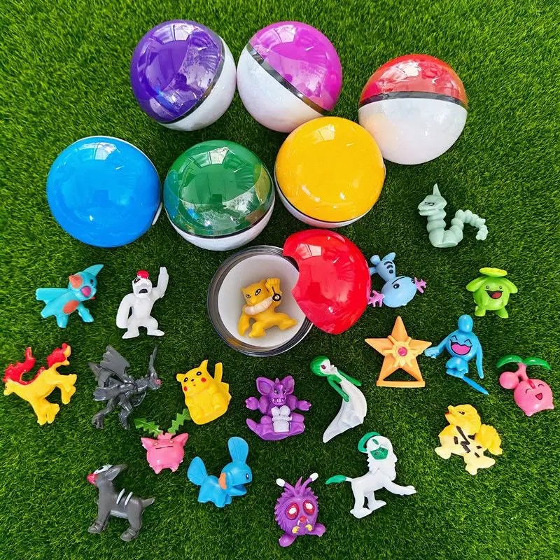 50mm Pokémon Poké Ball Blind Box Figure Cute Cartoon Mini Ornament Student Toy Fun Creative Best Gift view 6