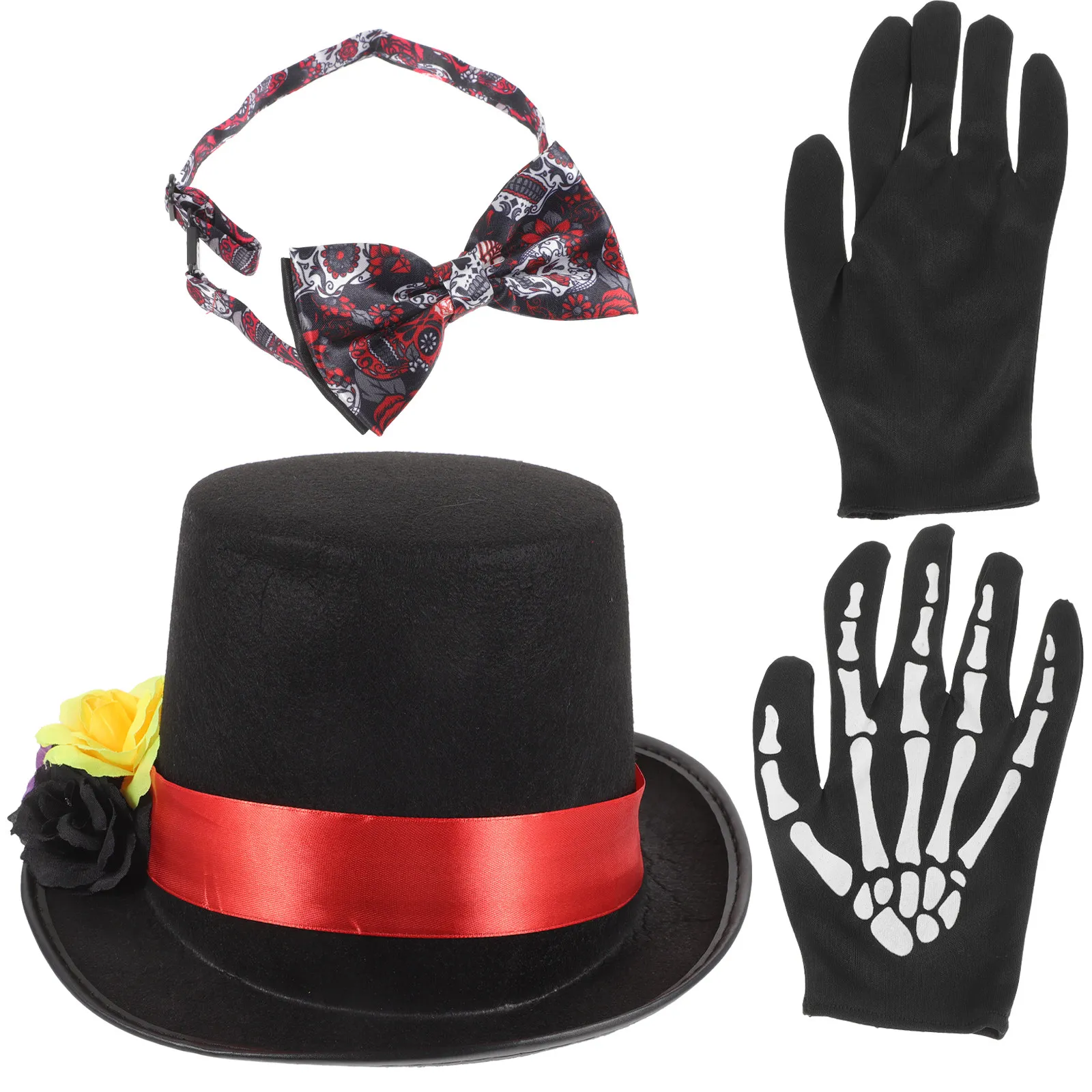 

1Set Halloween Skull Flowers Hat Reusable Durable Costume Party Supplies Cosplay Accessories Halloween Costumes
