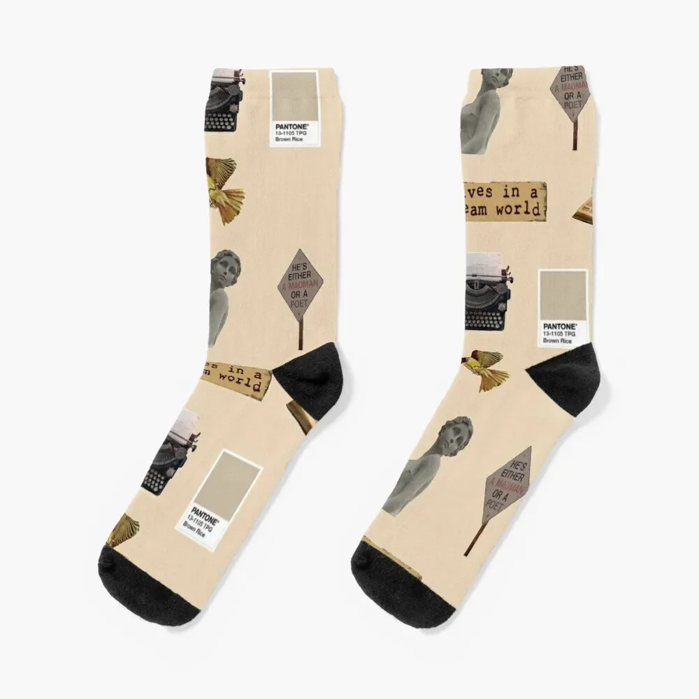 

For all the "Dark Academia" lovers Socks floor cotton short Man Socks Women's