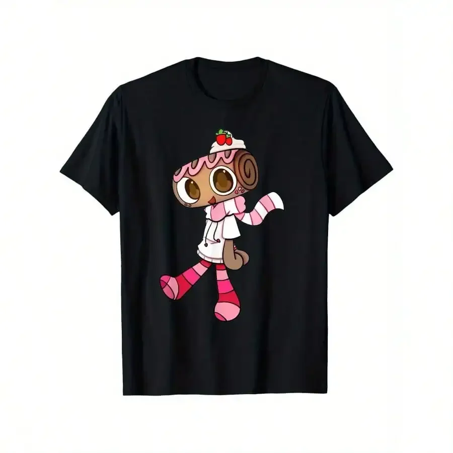 تي شيرت كوزمو من Dandy's World مصنوع من القطن فائق النعومة |    تي شيرت بأكمام قصيرة ورقبة دائرية مع طباعة شخصية كرتونية غريبة الأطوار