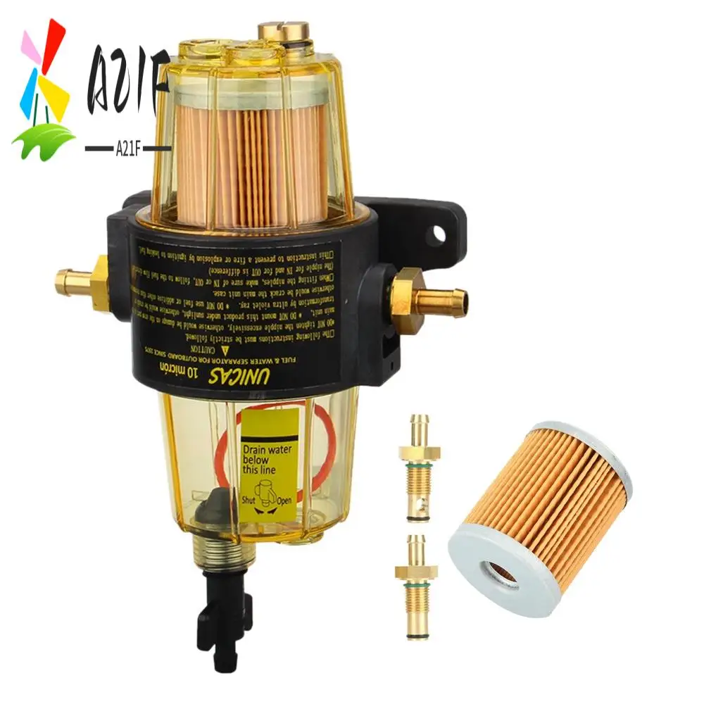 

A21F-UF-10K Fuel Filter Fuel-Water Separator Assembly With Filter Elements Fuel Filter Assembly For Yamaha Outboard Engine