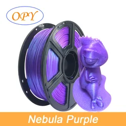 Opy Glitter Change Color Pla  Filament 1Kg 1.75Mm 100G 10M Burnt Titanium Nebula Purple Sample Plastic 3D Printer Smooth Thread
