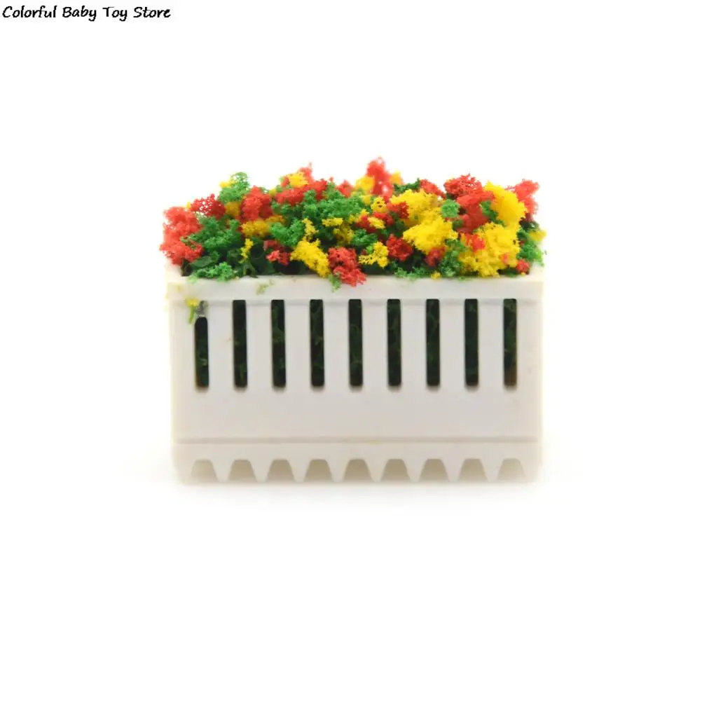 Fashion 1pc Flower Beds Plants Miniature Landscape Fairy Garden Decor Doll house Accessories