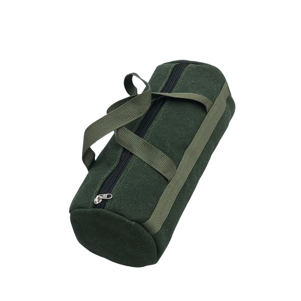 Electrician Tool Carrying Bag Hiking Camping Sundries Portable Storage Tote Bags Zipper Closure Wide Mouth Pouch