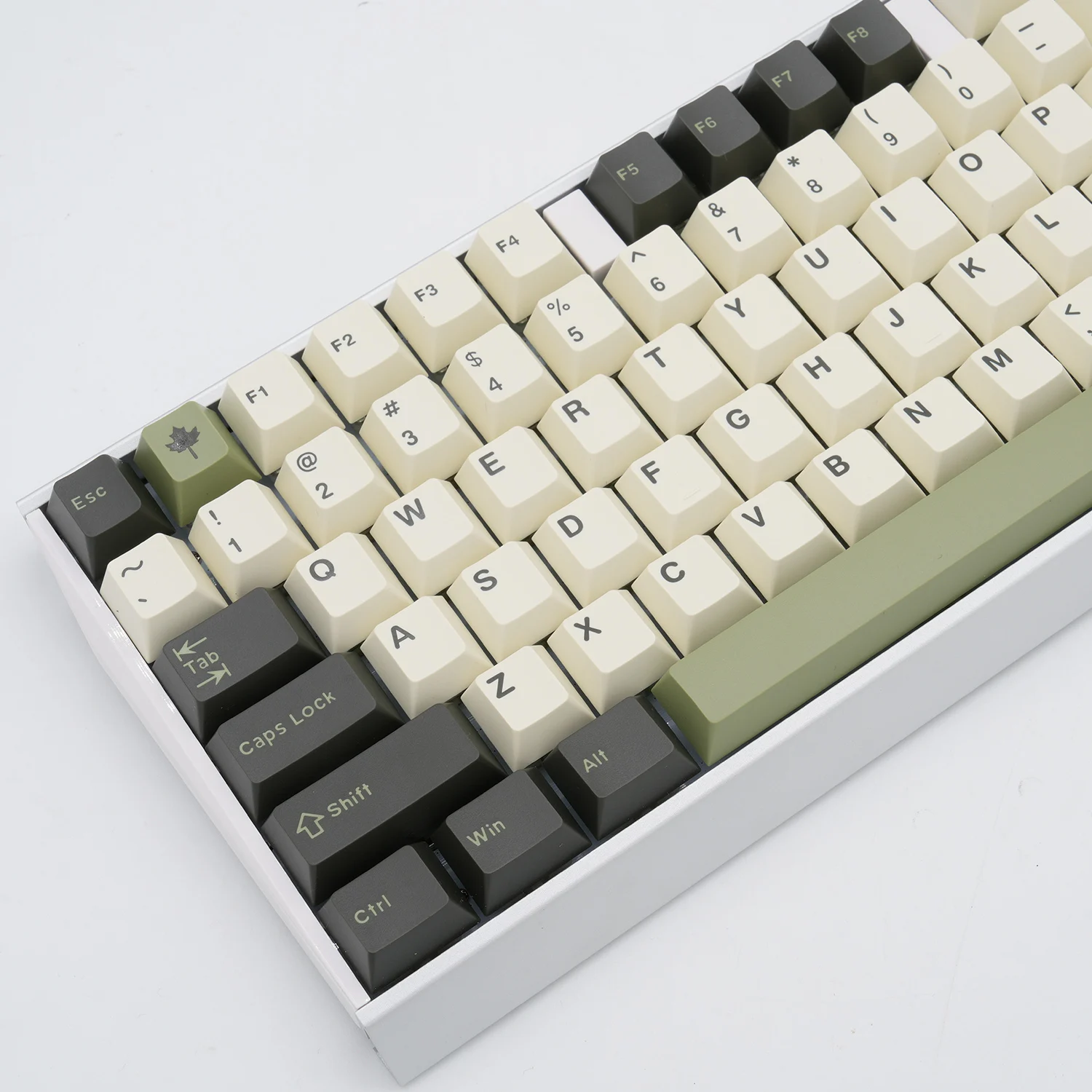 GMK Olive ABS zweifarbige Form-Tastenkappe Kirsche Originalhöhe