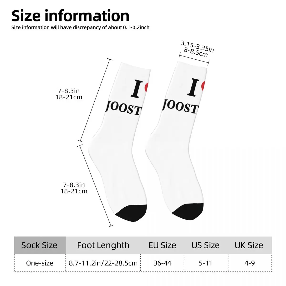 I Love Joost Klein Socks Elegant Stockings Women Breathable Cycling Socks Spring Printed Non Slip Socks