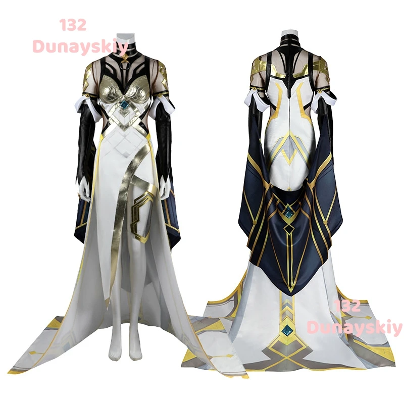 أزياء LOL Mel التأثيرية أزياء القرط الدعامة الموحدة للهالوين كرنفال حفلة عيد الميلاد لعب الأدوار ملابس النساء