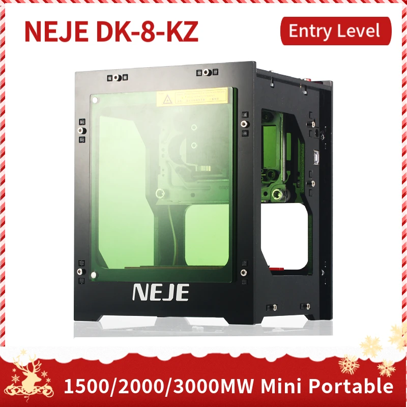 NEJE DK-8-KZ 1500/2000/3000MW entry-level mini portable laser desktop engraving machine working area 38*38mm