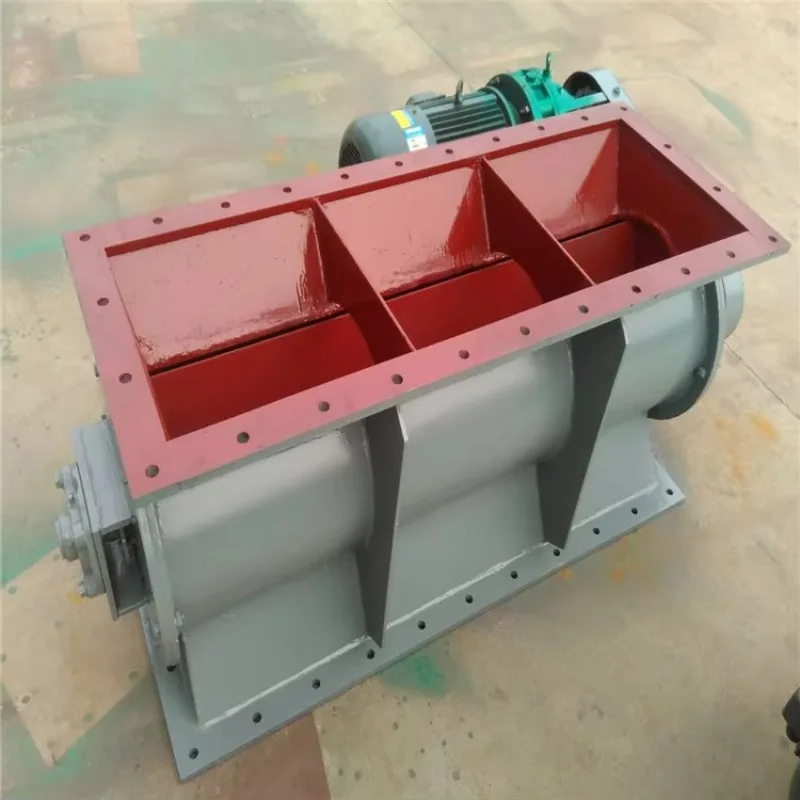 Katup Baja Karbon Berkualitas Tinggi dari Produsen, Katup Pelepas Udara Pneumatik Tipe Bintang/ Rotary Airlock