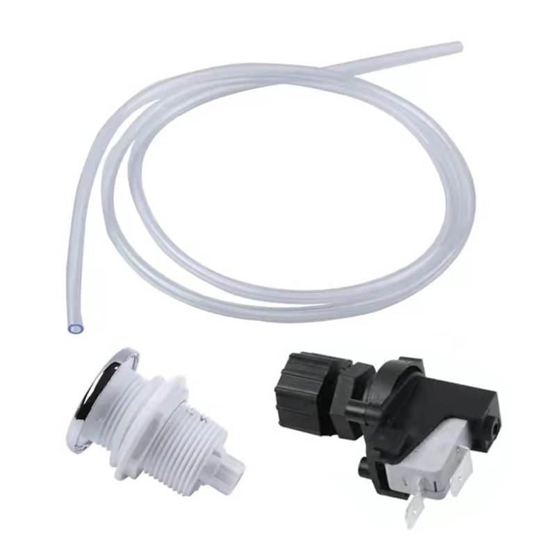 1 Set Swimming Pool Pneumatic for Garbage Disposal 16A On Off Push Button for Bath Tub Spa Jetted for Whirlpool