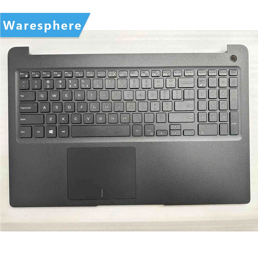

Новая оригинальная верхняя крышка, верхняя часть упора для рук для DELL LATITUDE 3500 E3500 с американской клавиатурой без подсветки 0XPXMR 0HV8G2, черный ноутбук