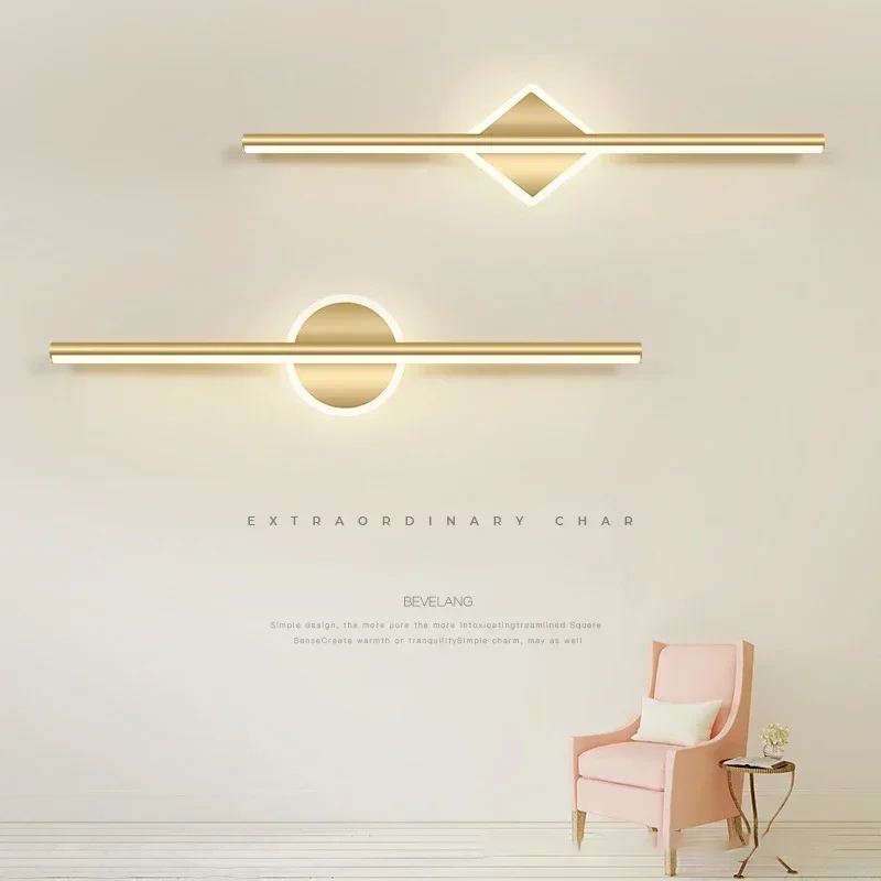 Modern LED Wall Lamp For Bathroom Mirror Bedroom Living Room Background Wall Lights Home Decor Indoor Sconce Lighting Fixture