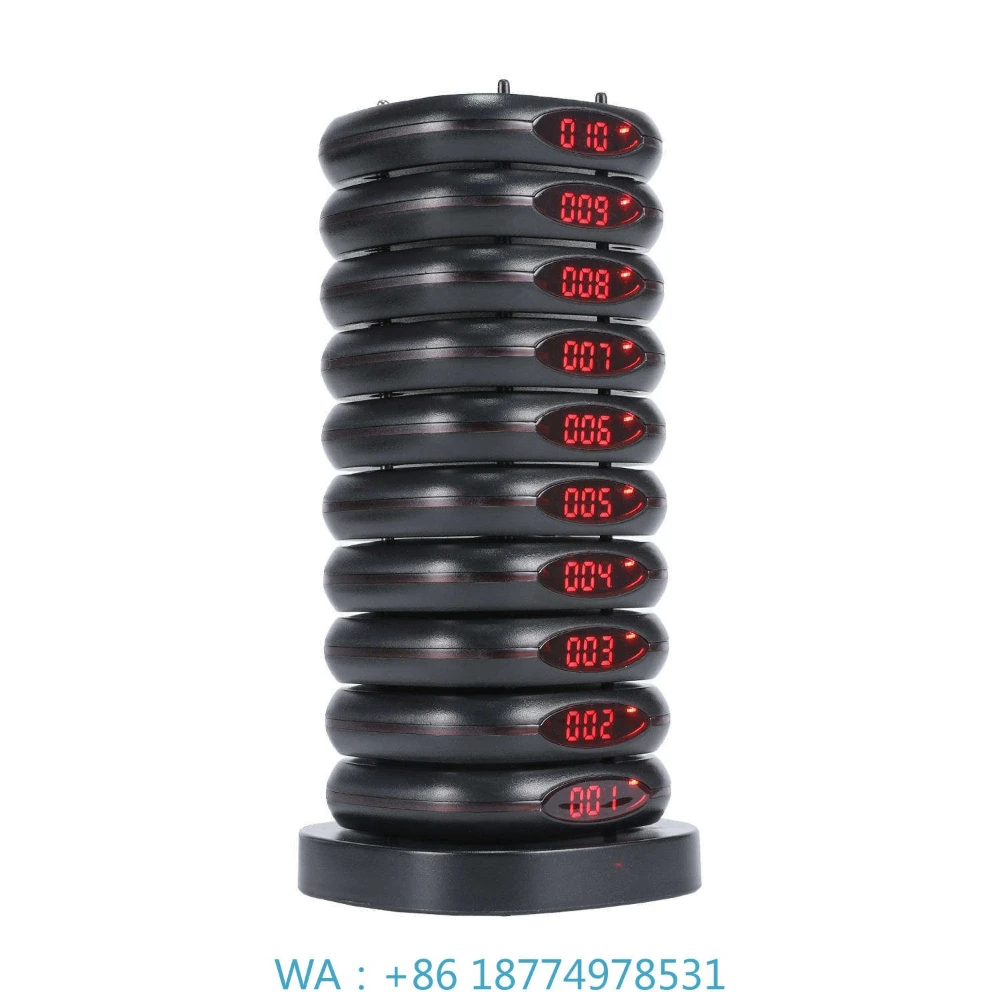 

Система вызова официанта для кафе: беспроводной пейджер для обслуживания клиентов, звонок для длинных очередей, хит продаж для ресторанов