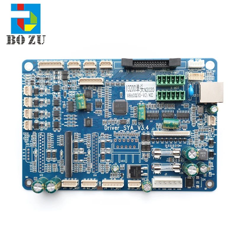 Placa base Senyang I3200 Drive Sya V4.4 para impresora, placa de cabezal único I3200 para plotter de inyección de tinta eco-solvente e impresora UV