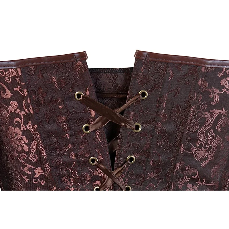 مشد جلد القراصنة للنساء ، مشد قوطي ستيم بانك ، مشد كلاسيكي مثير ، ملابس حفلة تنكرية للهالوين ، حجم كبير